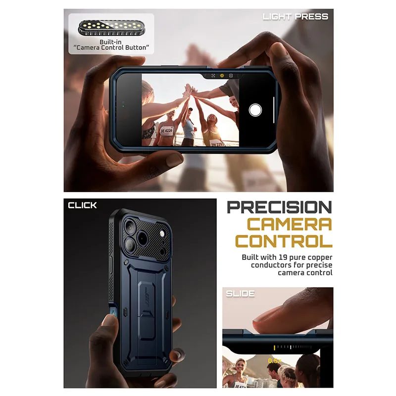Etui SUPCASE For iPhone 17 Pro Case 6.3" (2025) UB Pro, wytrzymałe, pełne etui ochronne na telefon z wbudowaną osłoną ekranu — zdjęcie produktu 6