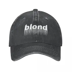 Fashion Frank Blond Baseball Caps Unisex Distressed Denim Snapback Hat Ocean Outdoor Activities Unstructured Soft Hats Cap