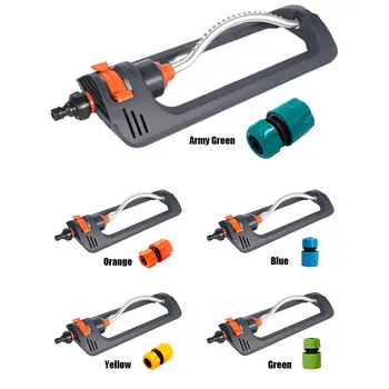 擺動式花園灑水器 19孔噴嘴 澆水灑水器 防銹噴水器 適用於草坪/農業灌溉降溫 6 best sales 灑水器 - №5