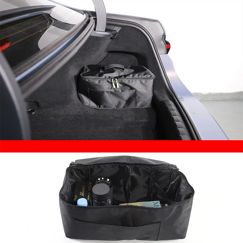 

For BMW 7 Series G70 2023+ Car Trunk Storage Bag Multifunctional Storage Bag Oxford Cloth Interior Accessories