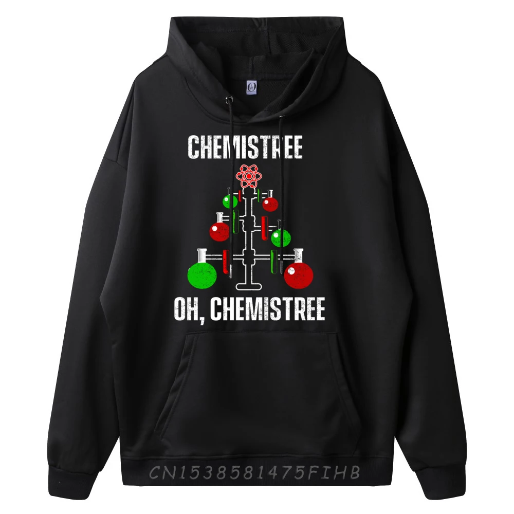 Oh Chemist Tree Chemistree Pun Science Chemistry Xmas Mens Clothing 2024 Original Mens Sweatshirts Chinese Style