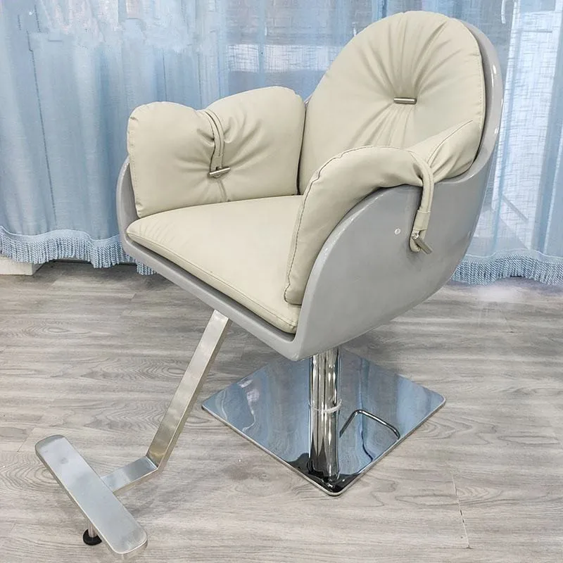 Hairdressing Chair Beauty Barber Hair Salon Special Chair For Perm And Dyeing Home Office Simple Modern Rotating Lift Chair