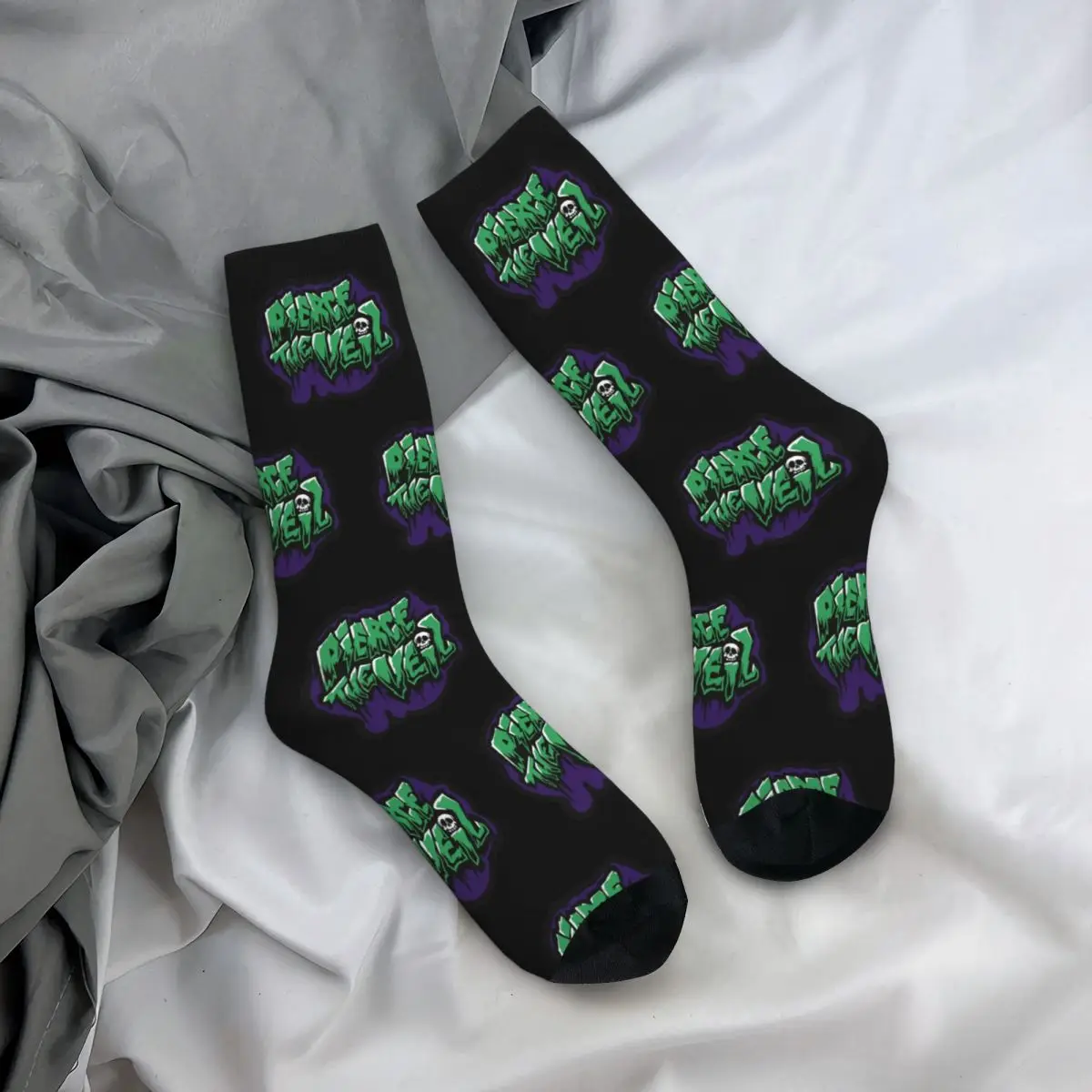 Band Pierce The Veil Punk Metal Rock Socks for Women Men Merchandise All Seasons Comfortable Crew Socks Non-slip