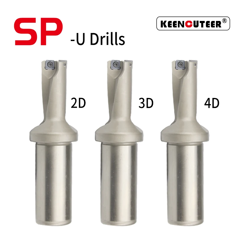 Trapano SP trapano in metallo serie indicizzabile 2D 3D 4D 29mm-195mm tornio meccanico adatto SPMG/SPGT Blade Set di punte CNC