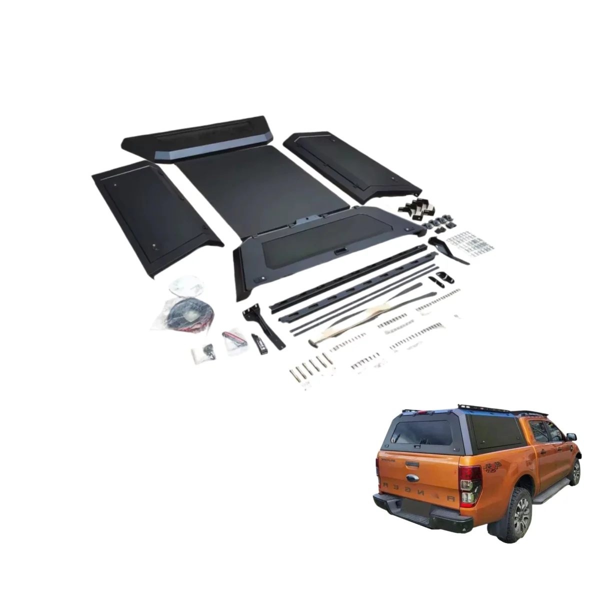 

STLFFor fords Ranger PX11-21Steel Top-of-the-line Truck Canopy Camper Shell Pickup Truck Canopy with Sliding Window Pickup Truck