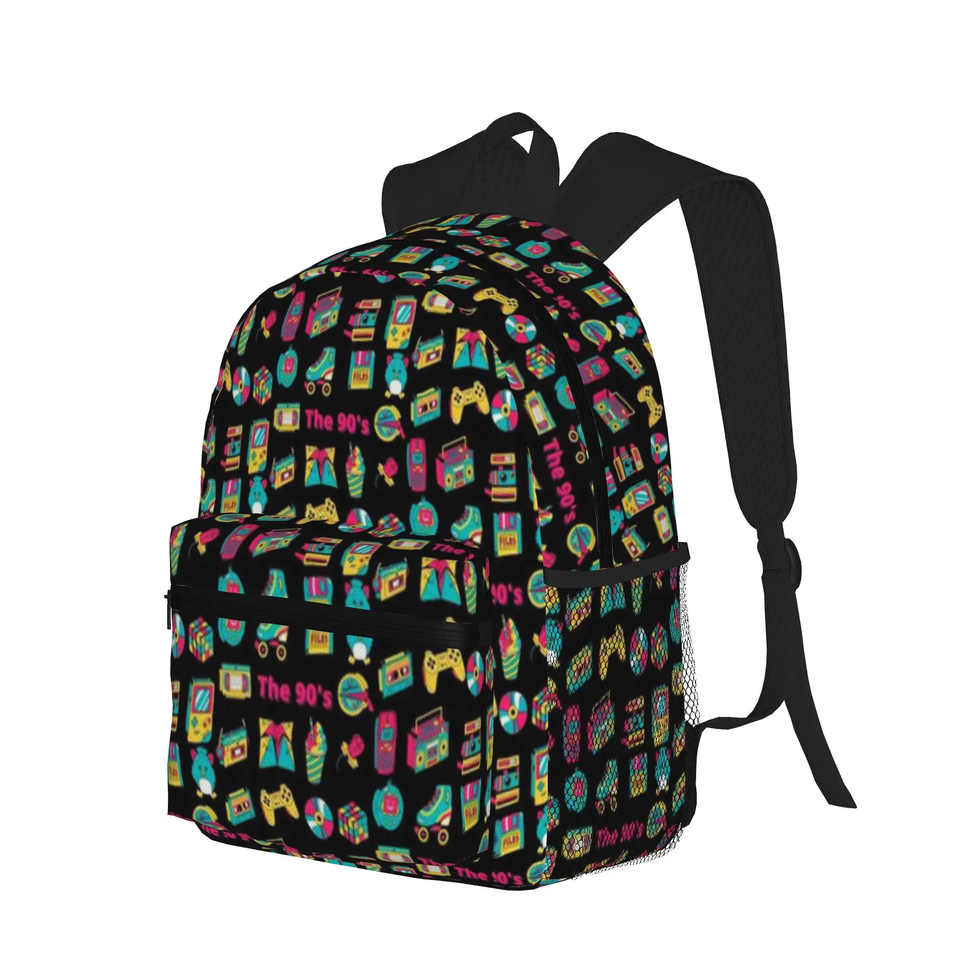 The 90 s nostalgic look back at the past  Casual Backpack for Students and Adults Travel backpack