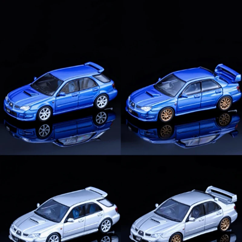 

Furuya масштаб 1:64 крыло леопарда Impreza WRX STi 9-го поколения сплав модель автомобиля моделирование готовый орнамент подарок