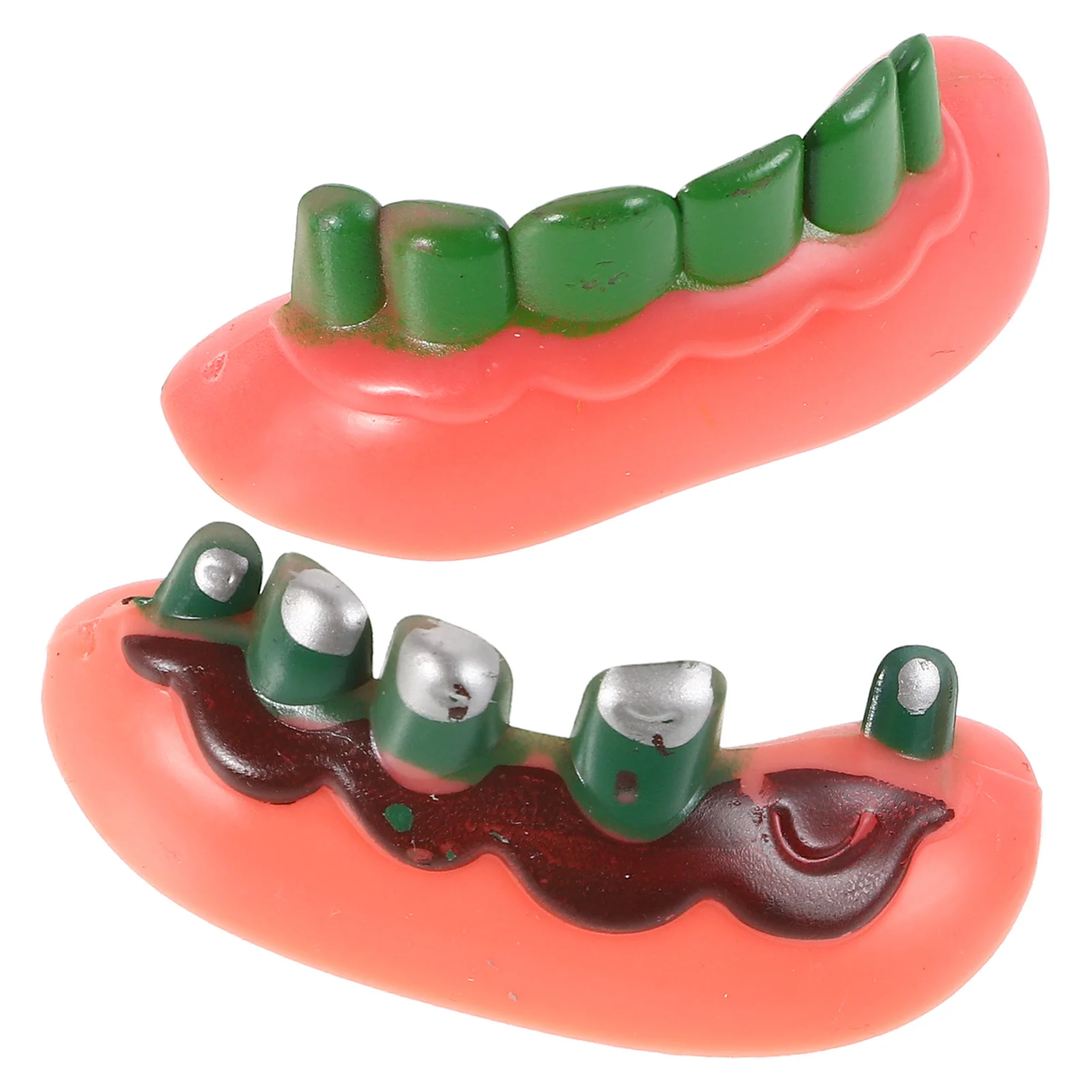 

1Set Fake Tooth for Festival Costume Party Halloween Reusable False Tooth Unique Cosplay Props Fake Braces for Halloween