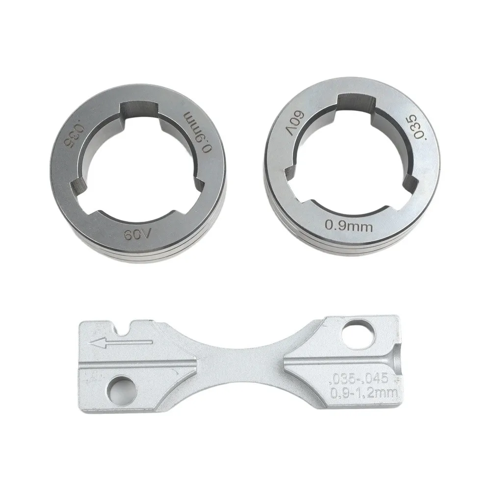 Drive Roll Kit .035 VK Groove for Lincoln Power For MIG 216 255XT KP1696-035C Flux Cored Wire Replacement with Wire Guide Plate