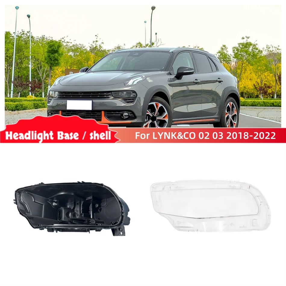 For LYNK&CO 02 03 2018 2019 2020 2021 2022 Accessories Cars Base Head Lamp Shell Headlamp Base Fixing Bracket Auto Shell Cover