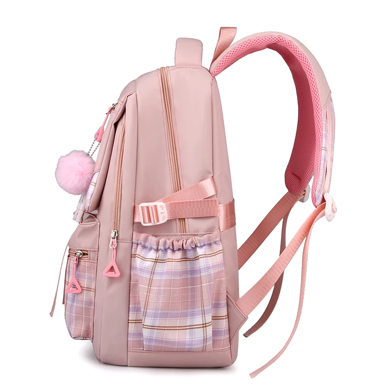 Anime Sanrio Cinnamoroll Mochila para Crianças, Preto e Azul Schoolbag, Kawaii Student School Bag, Laptop Travel Bag, Presente do brinquedo para Meninos e Meninas