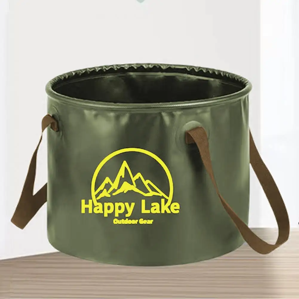 

Foldable Camping Bucket Capacity Folding Basin Portable Camping Water Container with Reinforced Handle Collapsible for Outdoor