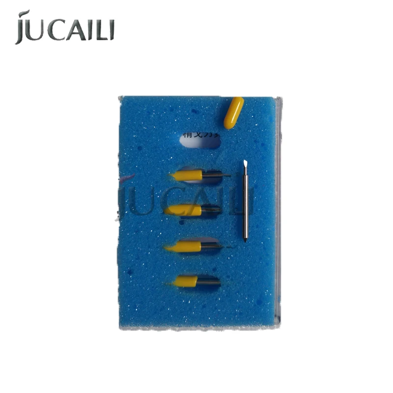 Jucaili 5 sztuk/partia wysokiej jakości 30/45/60 stopni nóż do Roland GCC Redsail Liyu Jaguar winylowy ploter tnący