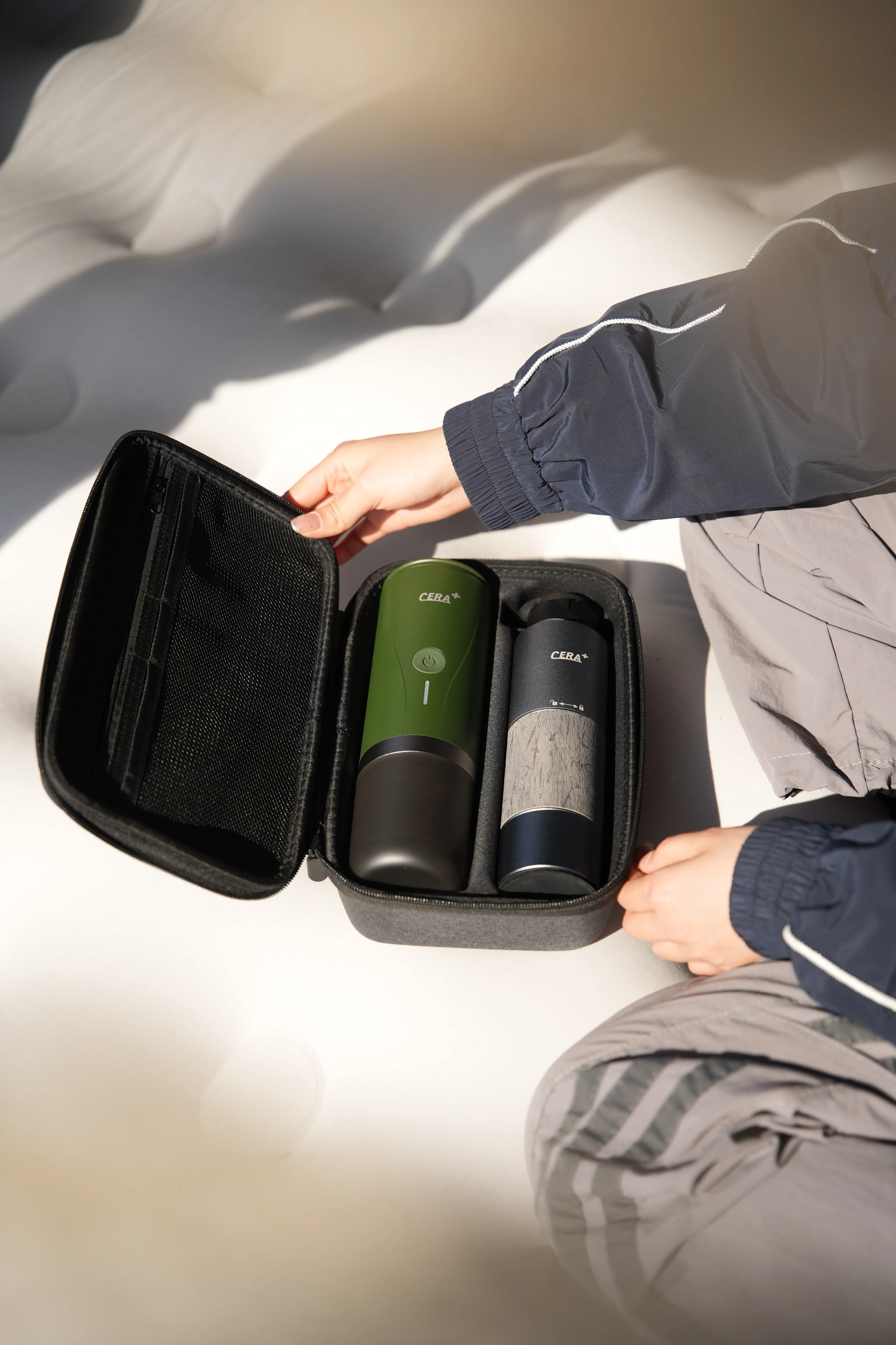 Portable Home Appliance Bag Easy Self Service Portable Coffee Makers Industrial with Grinder Espresso Coffee Maker Bag