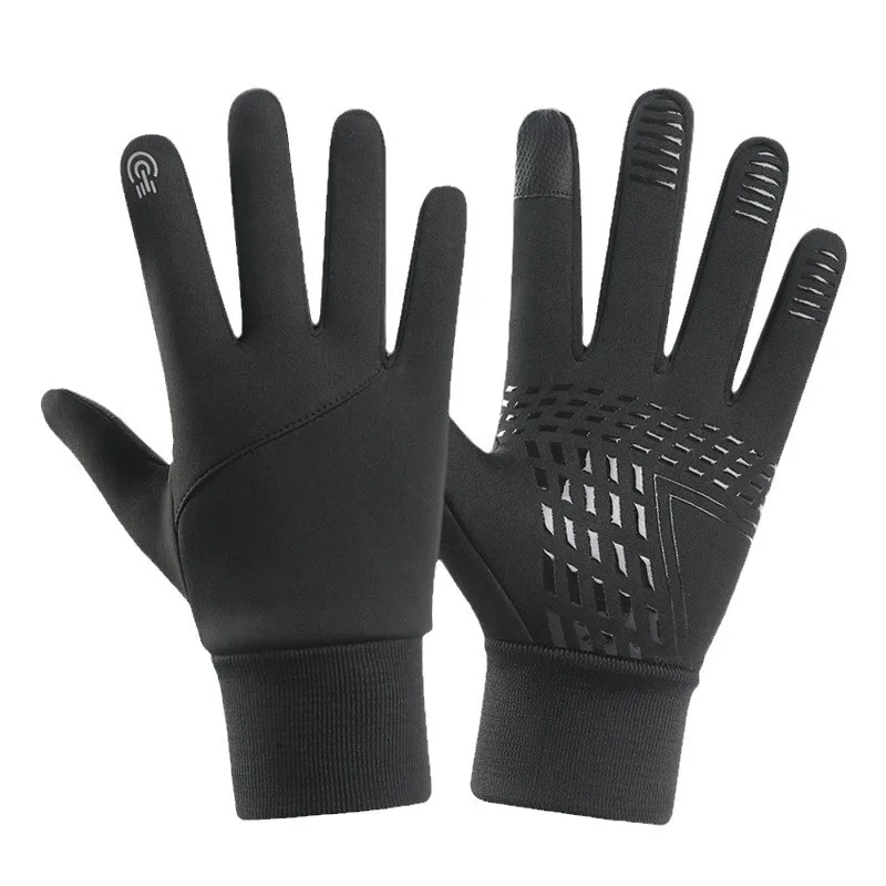AliExpress NONE Winter Cycling Gloves for Men Women Hiking Autumn Warm Camping Skiing Water-Repellent Fleece Touch Screen Non-slip Commute Glove