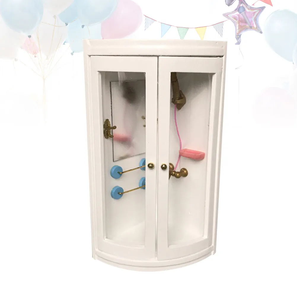 

Мебель для миниатюрного дома своими руками: реалистичная деревянная душевая кабина в масштабе 1:12, миниатюрные аксессуары для творческого декора дома