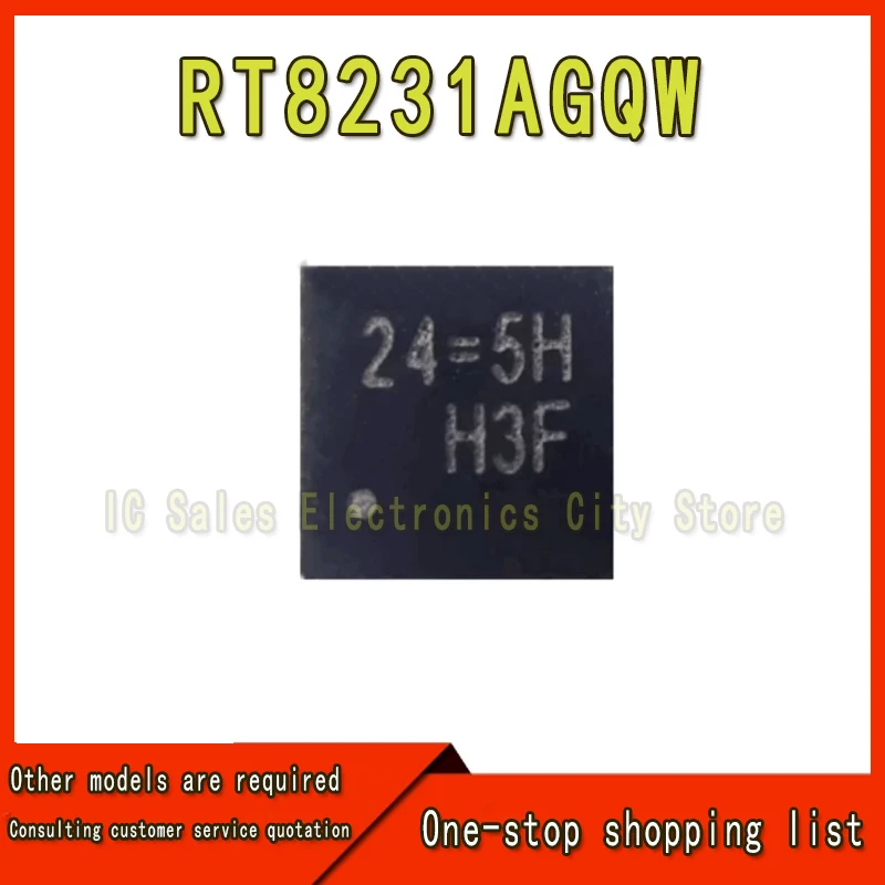 (2-5piece) 100% New RT8231AGQW RT8231A (24=2D 24=1A 24=EE 24=...) QFN-20 Chipset