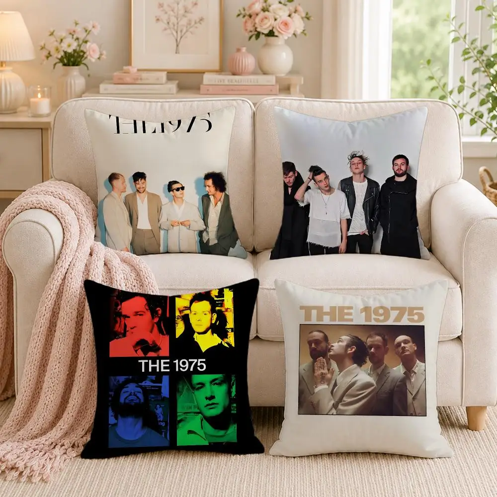 Trendy Band The 1975 Cushion Cover Double-Sided Printed Pillow Cover Hypoallergenic Dust-Mite Proof