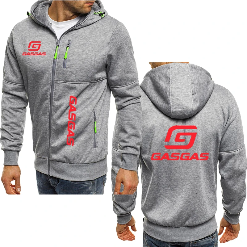 New zip up hoodies Men and women GasGas racing motorcycle print Spring and Autumn Sweatshirts for men Oversized hoodie