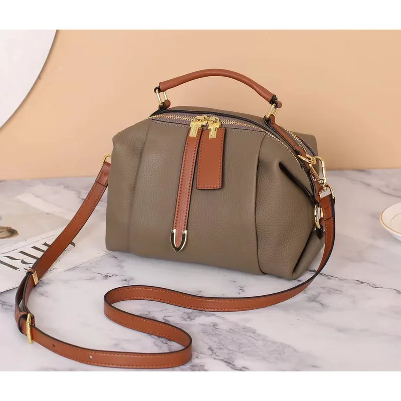 One Bag Shoulder Genuine Leather High-End Top Layer Cowhide For Women Casual High-Quality Messenger Versatile Luxury Crossbody