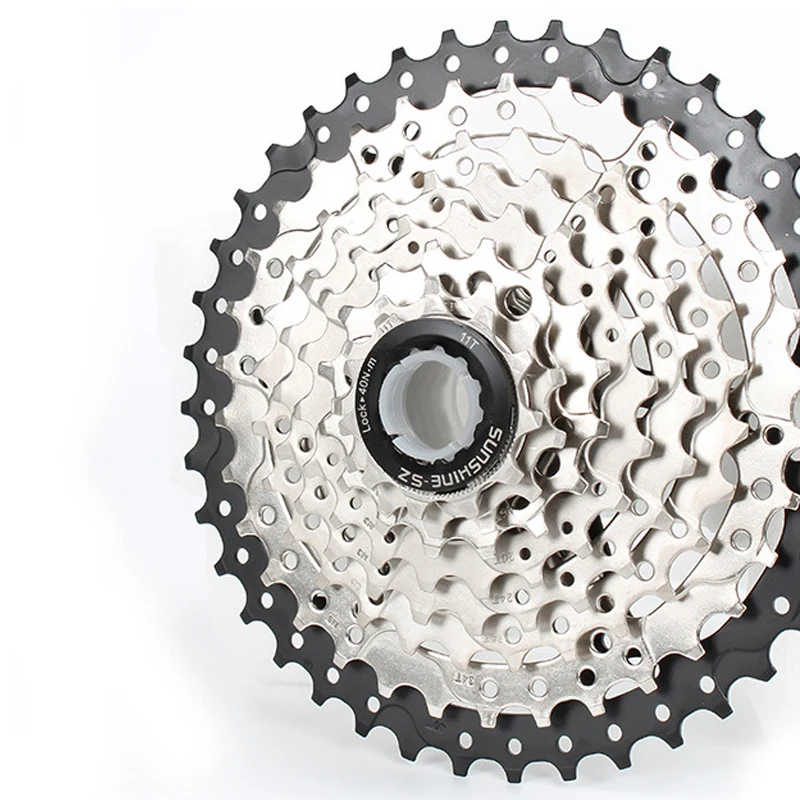 SUNSHINE Bicycle Freewheel MTB Bike Cassette 8/9/10/11/12Speed 34/36T/40T/42T/46T/50T/52T Sprocket HG Structure For SHIMANO/SRAM