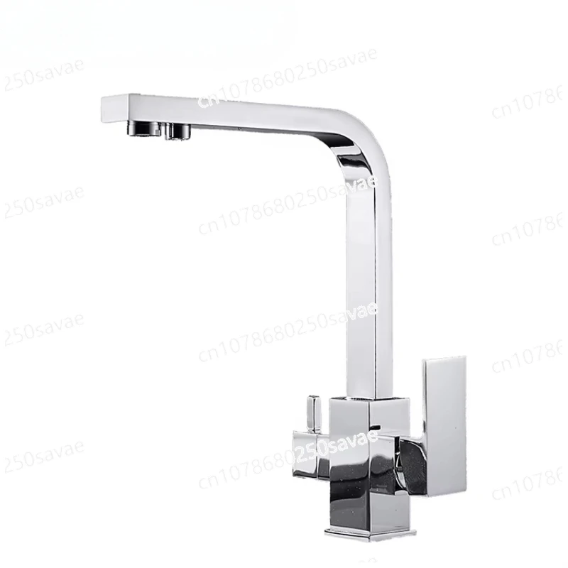 

Современный стильный кран-фильтр для питьевой воды с тремя режимами, очиститель воды для кухонной мойки