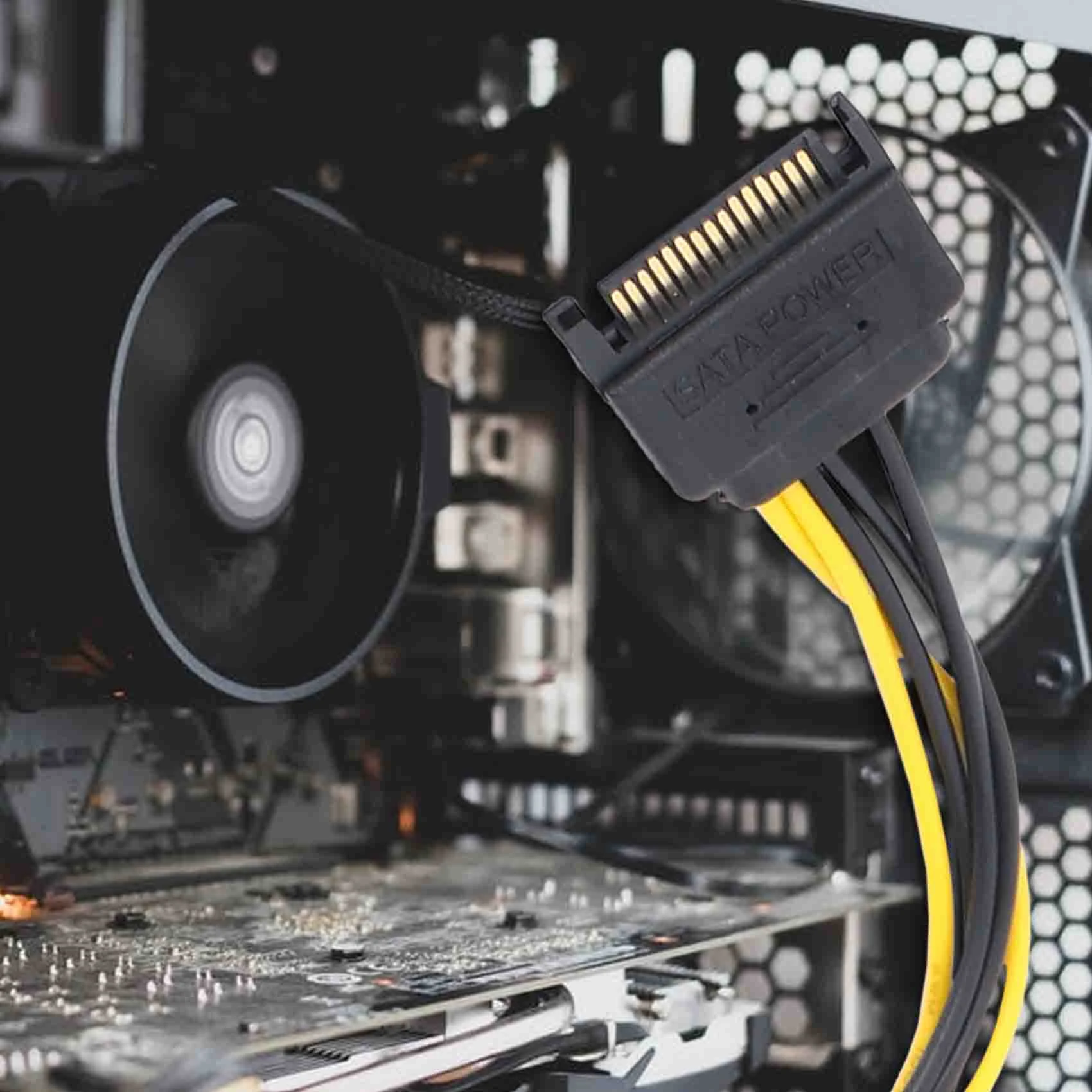 Tarjeta de extensión gráfica VER 009S PCIE Riser 1X a 16X para extensor de tarjeta GPU Mining Riser, adaptador PCI Express, paquete de 6