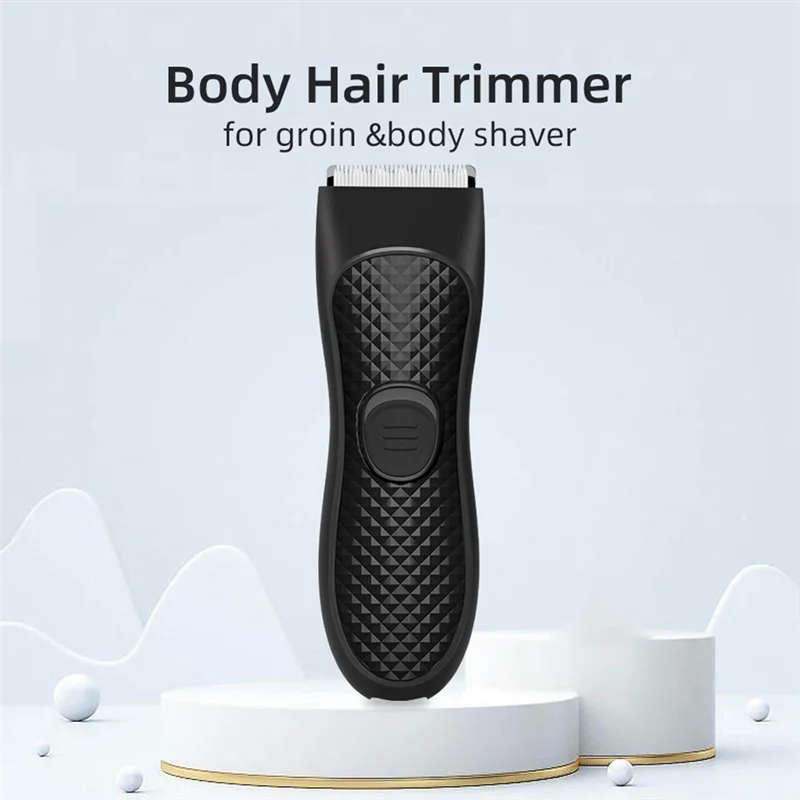 B59B-1Set Men's Electric Trimmer Pubic Hair Removal Intimate Areas Body Clipper ABS Epilator Rechargeable Shaver