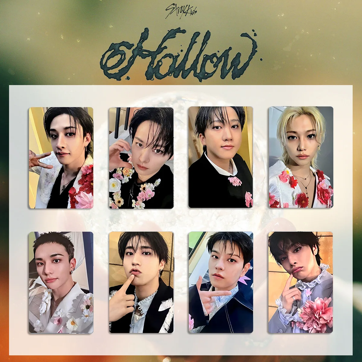 بطاقة صغيرة محيطية لجولة Straykids skzoo Shizuoka هدايا محيطية لمروحة بطاقة إصدار محدود أسبوعيًا