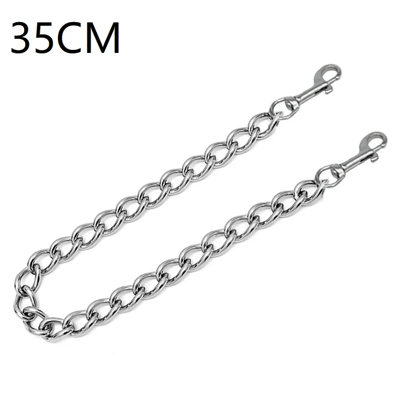 Metal Slave Chain With Carabiner Nipple Clips Chain Body Lock Collar Leader Handcuff Ankle Bondage Restraint Teasing DIY Sex