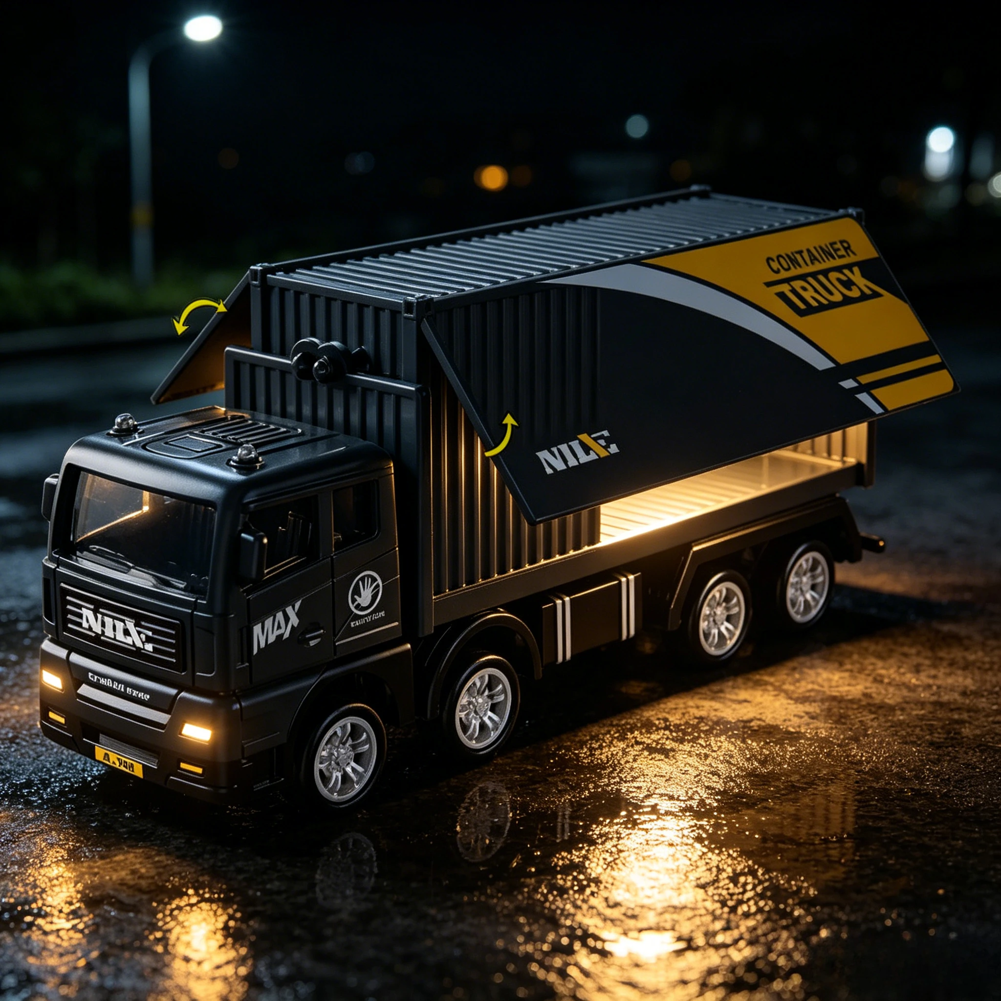 

Simulation Transporter Container Truck Freight Car Model Toy Inertia Vehicle Children Kids Educational Toys for Boy Game Gift