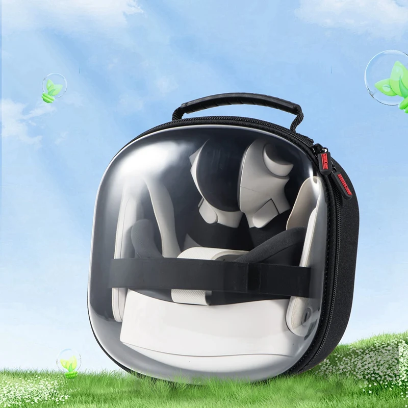 حقيبة حمل صلبة لـ Oculus Meta Quest 3S/Quest 3/Quest 2 سماعة رأس VR وحافظة وحدة تحكم باللمس ملحقات VR