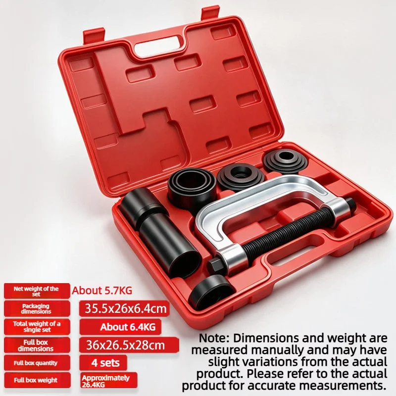 4 IN 1 Ball Joint Service Kit 10pcs Car Ball Joint Remover Tool Kit Ball Joint Remover Universal Cross Shaft Removal Tool Kit