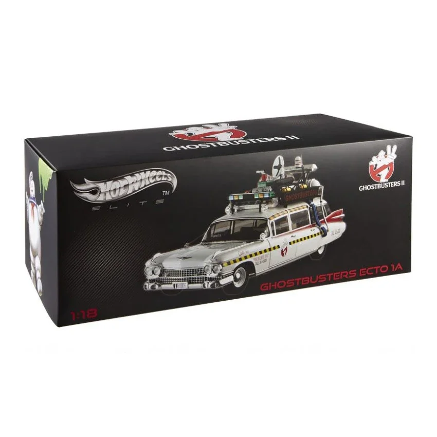 1:18 Ghostbusters ECTO-1A Ghost Car Fine Alloy die-cast miniature