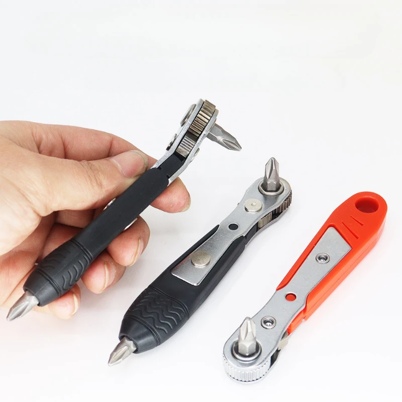 

Mini 36 Tooth Quick Ratchet Screwdriver Set Narrow And Small Space Gap Repair Operation Ratchet Wrench With Screwdriver Bit