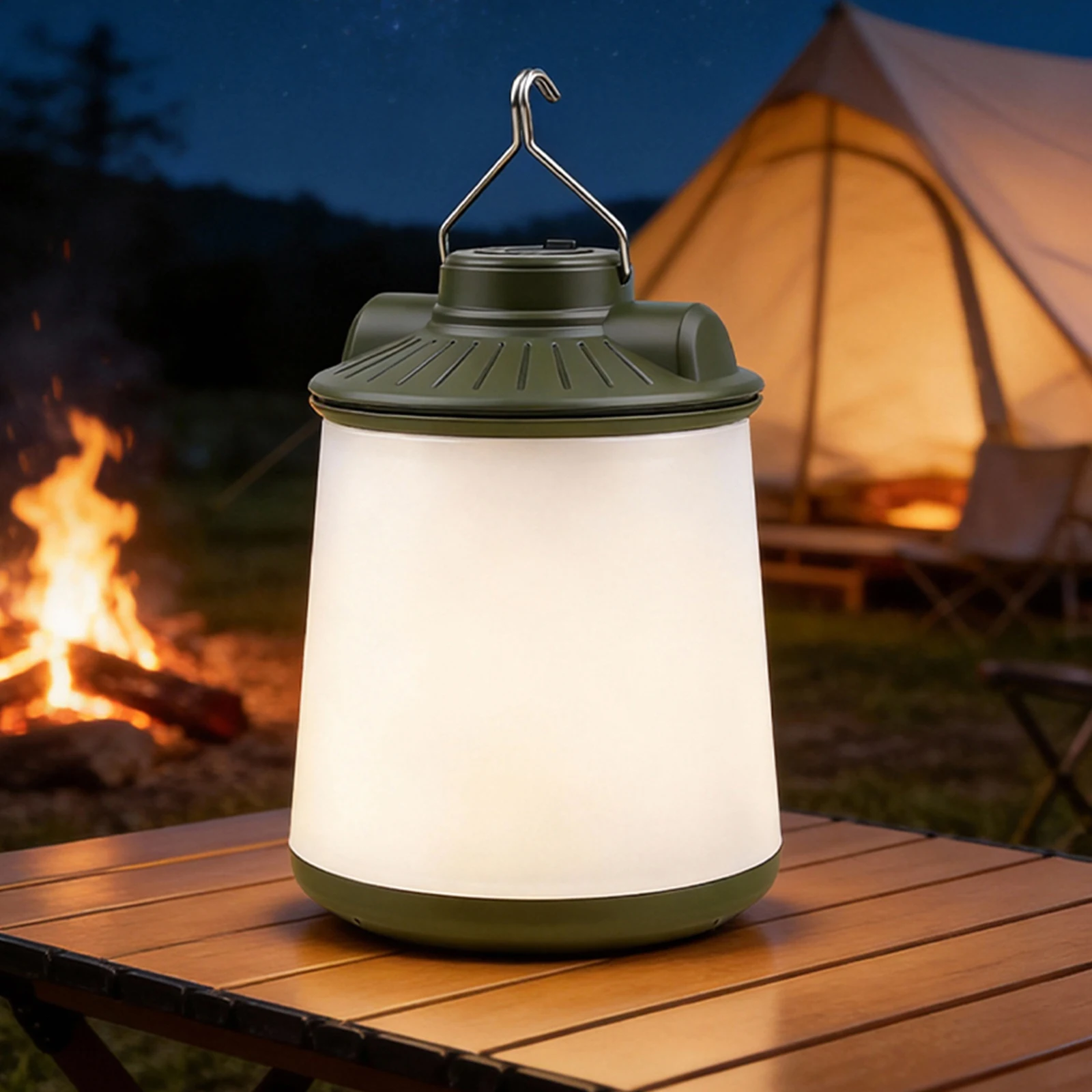 LED Hanging Camping Light Adjustable Retractable RGB Ambient Lights Portable Night Hanging Lamp for Indoor Emergency Lighting