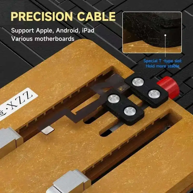 XZZ T2 Multi-funzione PCB Fixture Platform Series supporto per saldatura a scheda madre a doppio asse CPU Chip colla rimuovi strumento di riparazione per saldatura