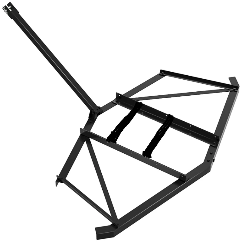 

66" Wide Driveway Drag with [ 2 Adjustable Bars ], Heavy Duty Steel Driveway Drag Grader Harrow for ATV, UTV, Garden Lawn Tracto