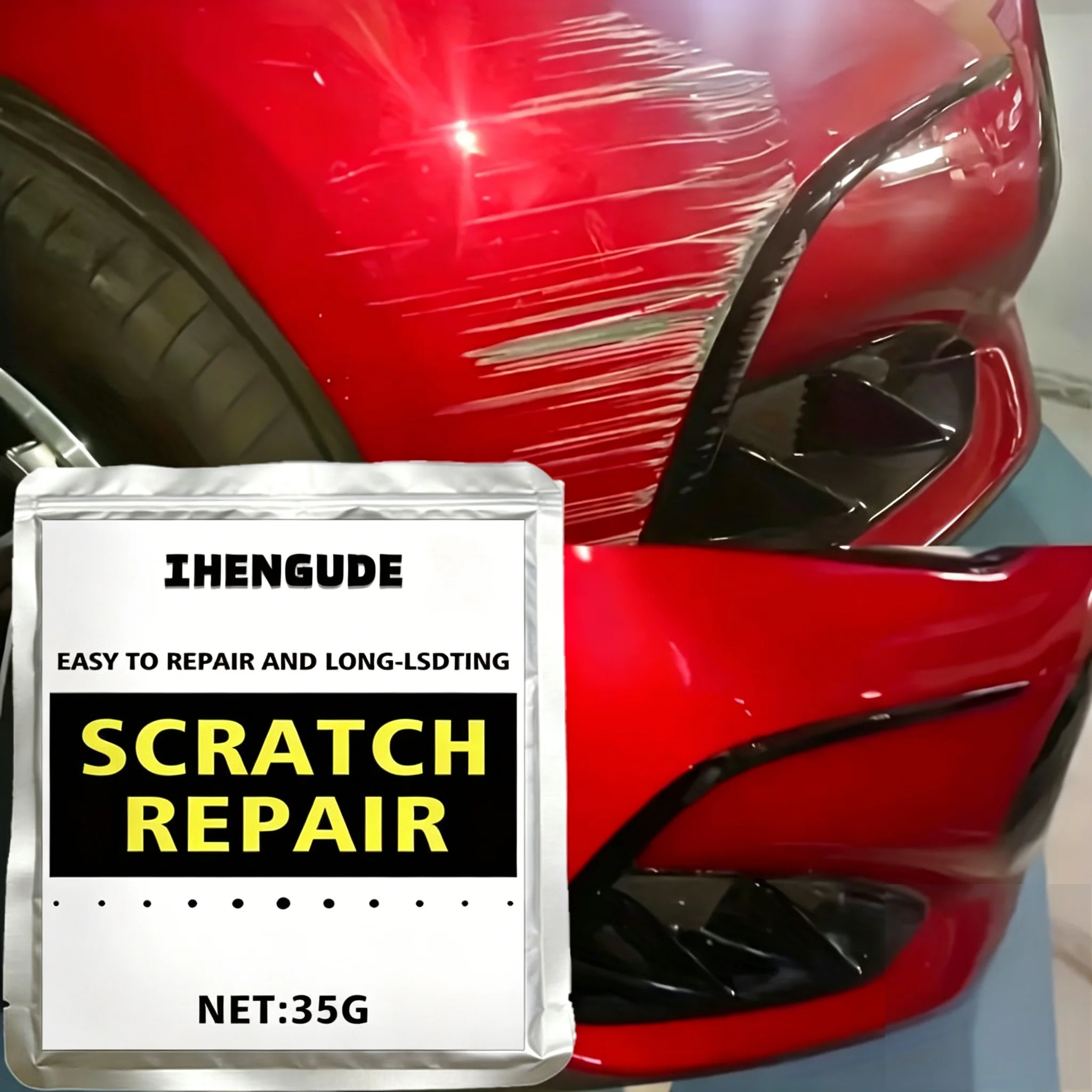 2-Piece Set of Nano Flash Cloth, Magic Car Paint Scratch Repair Cloth, Car Metal Surface Polishing Cloth, Scratch Repair Tool and Cleaning Accessories