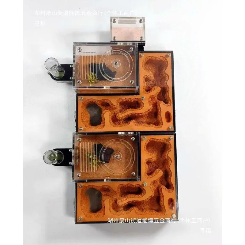 Expandable Connected CC Small Ant Castle Pet Ant Workshop Ant Nest Reptile Insect Breeding Box Can Be Connected Infinitely