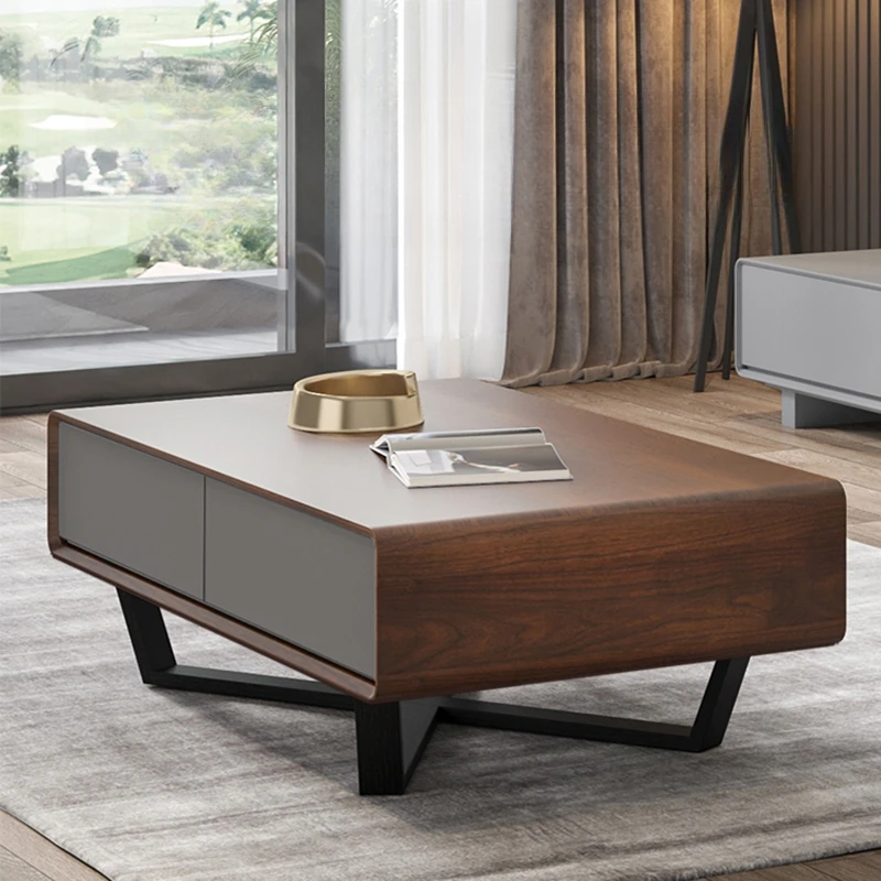 Chá de mesa pequena retangular