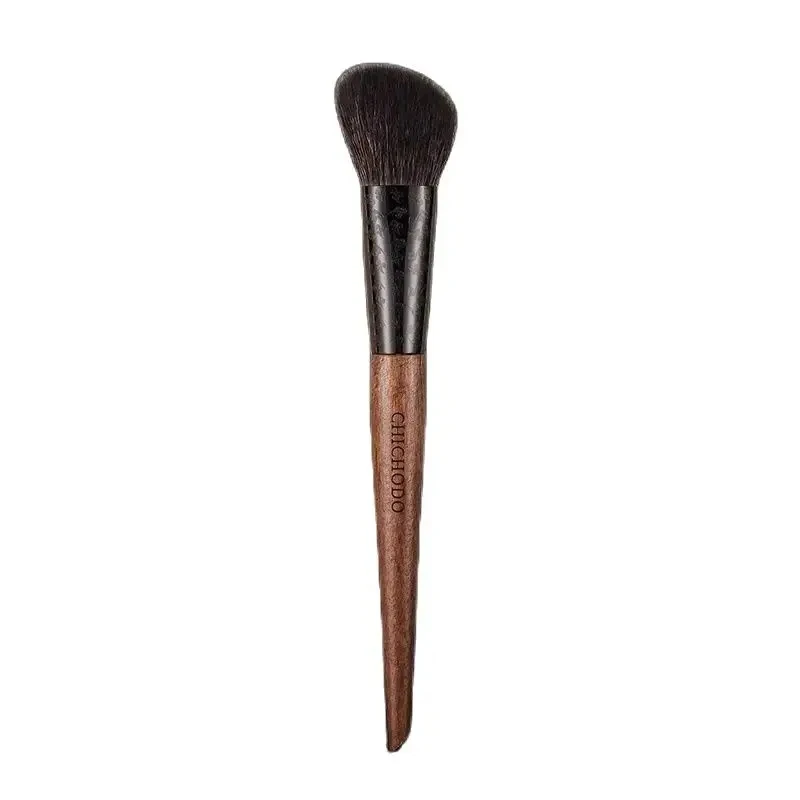 Chichodo Make-up Pinsel-Bernstein Serie geschnitzte Rohr Tierhaar bürsten-Ziegenhaar Skulptur Pinsel-kosmetische Pen-Beauty-F210