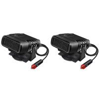 AT29-2X 4 In 1 12V 120W Car Heater Electric Cooling Heating Fan Electric Dryer Windshield Defogging Demister Defroster