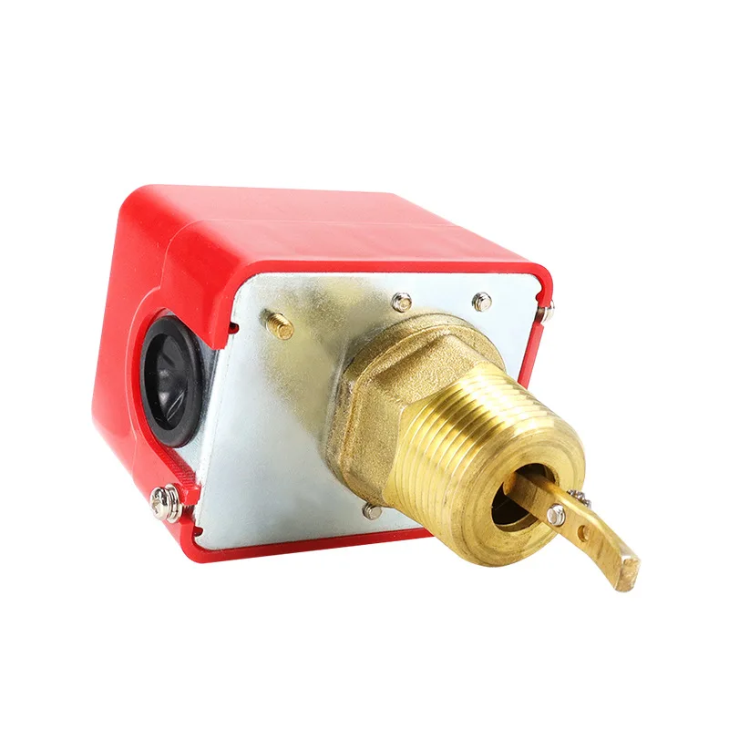 Fully enclosed structure flow switch Freezer setting point adjustable single pole double throw water flow switch