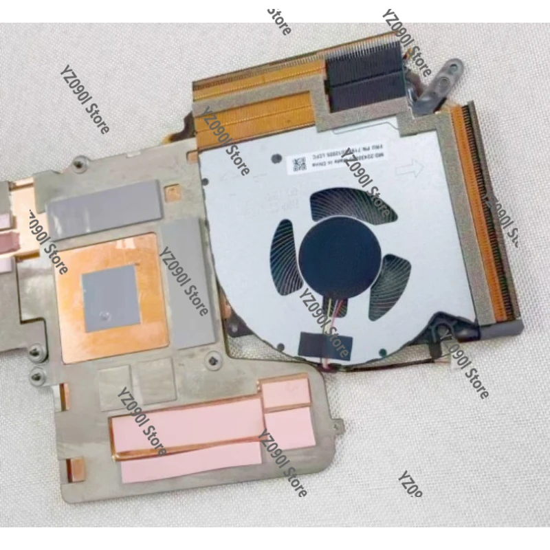 مروحة تبريد وحدة المعالجة المركزية الأصلية 5H40S20293/294/295 لـ Legion 7 16ACHg6 82K6 10V وحدة حرارية للكمبيوتر المحمول المبرد