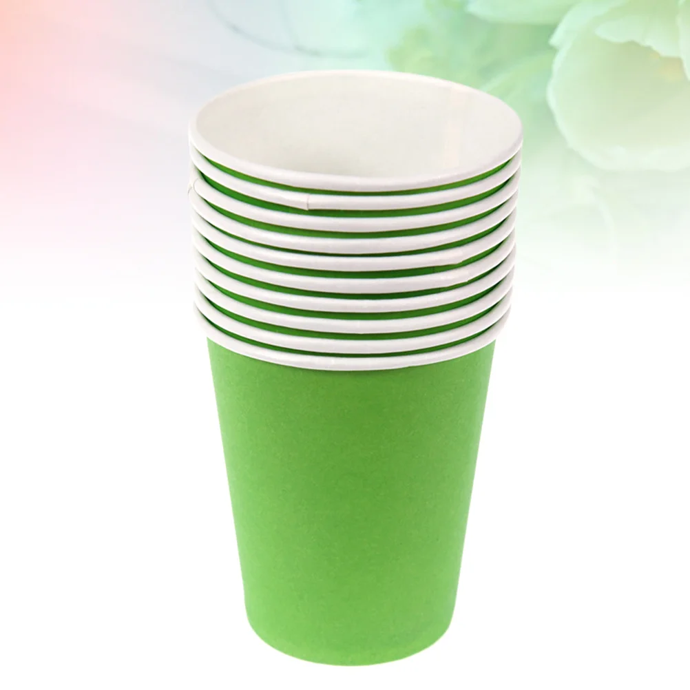 100Pcs Craft Paper Cups Colorful Thicken Kids DIY Art Material for Handmade Projects Creative Games Classroom Decoration