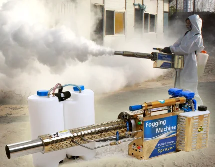 Máquina portátil de niebla de pulso de acero inoxidable, desinfección de insectos de trigo, árboles frutales, invernadero vegetal de jardín, directo de fábrica