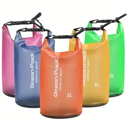 Outdoor Dry Bag Waterproof PVC Foldable Phone Pounch Boating Kayaking Camping Backpack Light Weight Swimming Storage bag