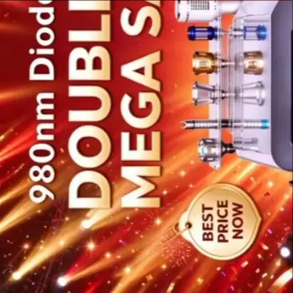 980nm Diode Laser 5 in 1 Machine Vascular Removal Nail Fungus Removal Skin  Rejuvenation Eczema Herpes Physiotherapy Salon Use