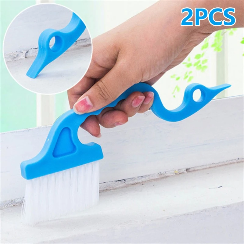 2 In 1 Windows Gap Household Cleaning Brush Flat Mouthed Shovel Useful Things For Kitchen Bathroom Toilet Tools Home Supplies